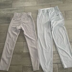 Nike and Easton   Gray /Baseball Pants - Two Pair